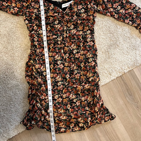 Floret Studios Ruched Floral Mini Dress - Picture 9 of 10